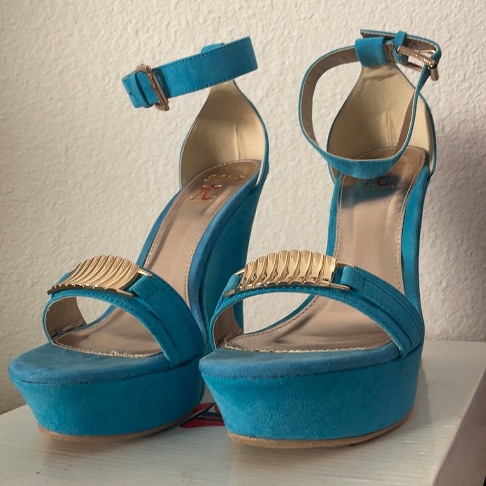 Turquoise Wedges
